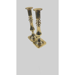 Vintage Pair Harvin Virginia Metalcrafters Brass Candlesticks #3001 9” Tall